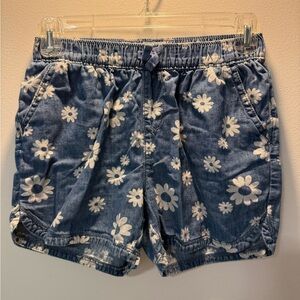 Childrens Place Blue Floral Denim Shorts